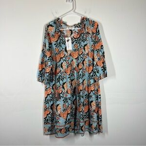 NWT Bindu Floral Long Sleeve Dress Size Small